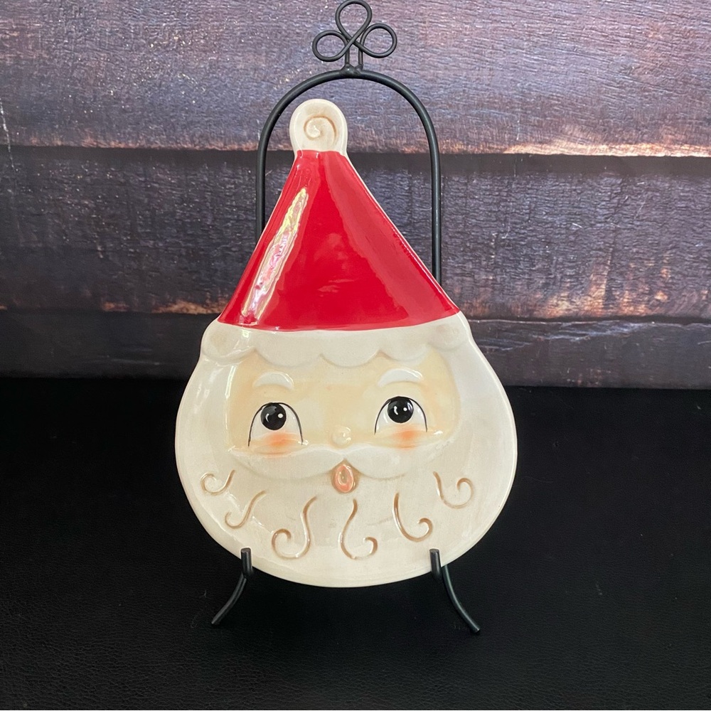 Johanna Parker Santa Claus Ceramic Plate